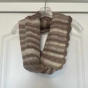 Hand crocheted cowl